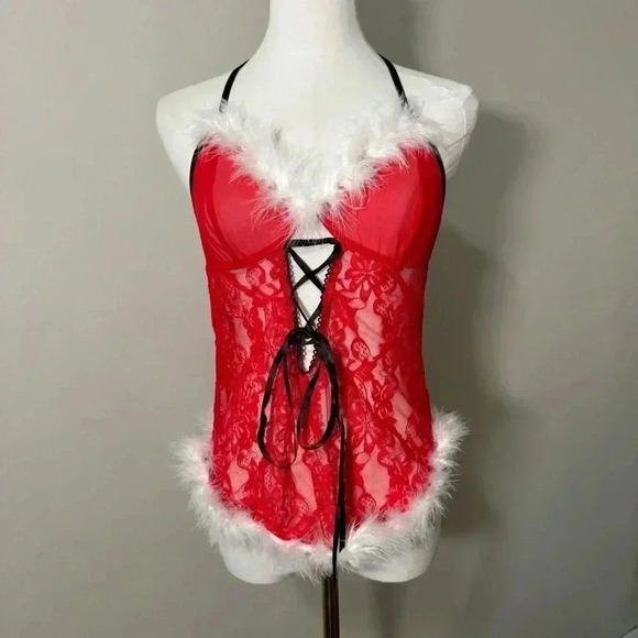NWT AVIDLOVE HOLIDAY LINGERIE  SET L - Picture 2 of 8